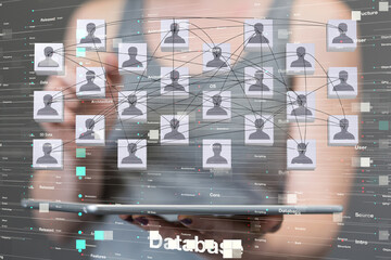 Telecommunication concept with abstract network structure