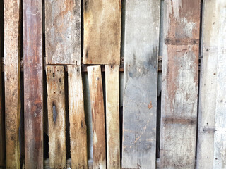 Old weathered barn wood planks