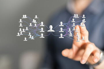 team hierarchy connection group digital