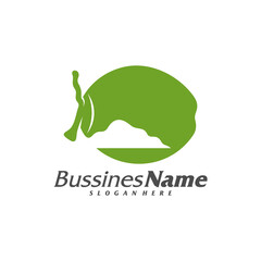 Cloud Coconut logo vector template, Creative Coconut logo design concepts, Icon symbol, Illustration