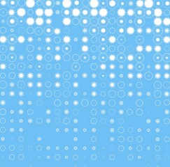 christmas background with snowflakes