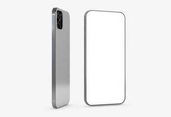 a digital smartphone device mobile phone 3d isolated