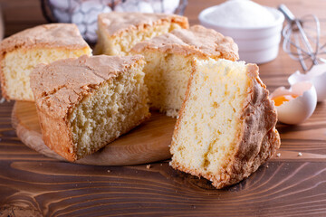 Pan di Spagna Italian sponge cake