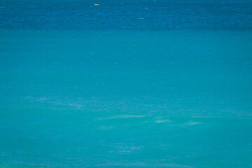 Fototapeta na wymiar Full frame blue ocean water .