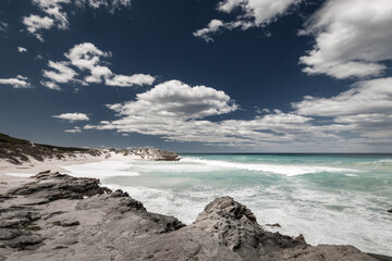 Fototapeta na wymiar Scenic view of beach at De Hoop nature Reserve, South Africa.