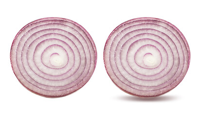 Onions isolated on white background with clipping path
