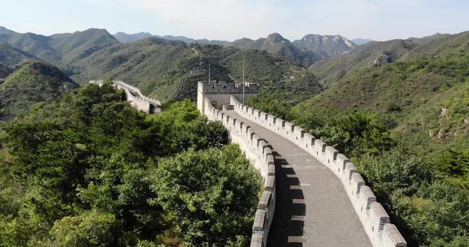 Chinesische Mauer am See
