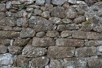 crossing stones for a wall