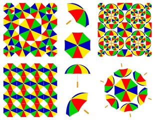 Frevo umbrella, carnival symbol, Brazil.