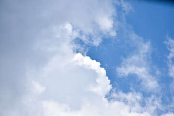 Obraz premium blue sky with clouds