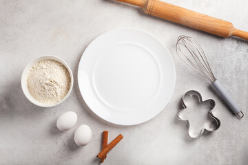 Making Christmas cookies in the kitchen