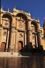 Granada cathedral, Andalusia, during 2nd Covid-19-Lockdown, November 2020