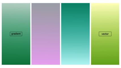 Abstract soft colors gradient minimalist design background. Colorful pastel blue, green and violet light tones vector design template. Simple UI or web design creative space cover for advertising 