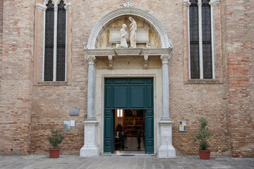 Obraz premium Church of Sant'Elena with attached cloister, city of Venice, Italy, Europe