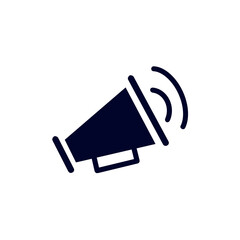 Speaker for movie icon logo vector, Creative Movie logo concept, Icon symbol, Illustration