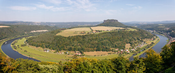 Elbpanorama Festung Königstein