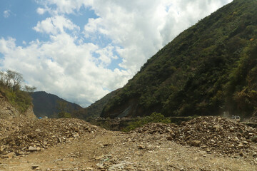 landscape in the mountains with Sky 