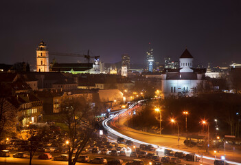 Fototapeta na wymiar Panoramic view of Vilnius. Lithuania