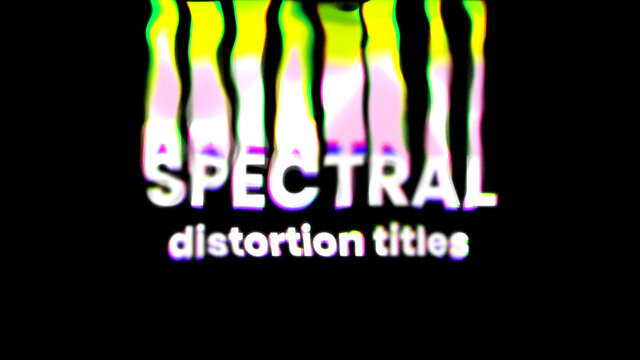 Spectral Distortion Titles