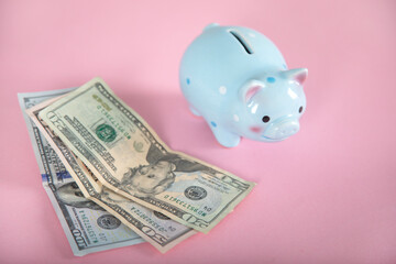 money and piggy bank