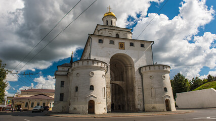 church with old gate