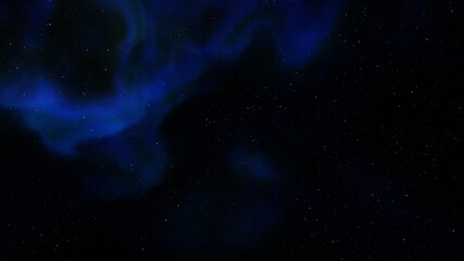 Science fiction illustrarion, deep space nebula, colorful space background with stars 3d render