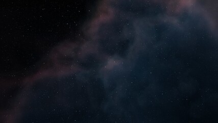 Fototapeta premium Science fiction illustrarion, deep space nebula, colorful space background with stars 3d render