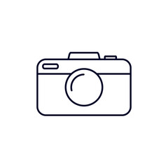 Camera icon logo vector template, Creative Movie logo concept, Icon symbol, Illustration