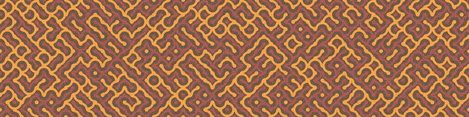 Abstract Geometric Pattern generative computational art illustration