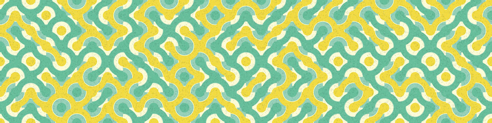 Abstract Geometric Pattern generative computational art illustration