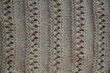Knitted wool texture
