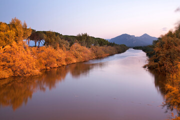 Landscape near Orosei. Province of Nuoro. Sardinia. Italy