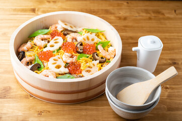 Chirashi-Suhi, japanese party style sushi