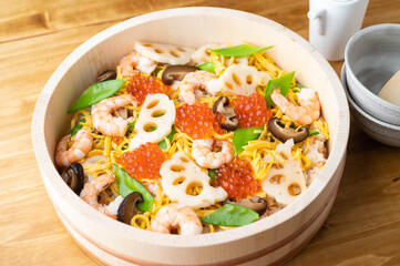 Chirashi-Suhi, japanese party style sushi