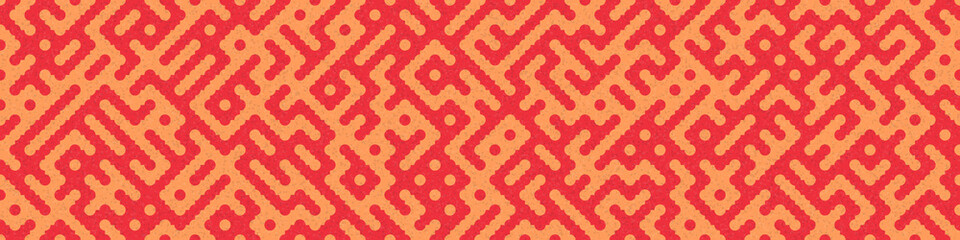 Abstract Geometric Pattern generative computational art illustration