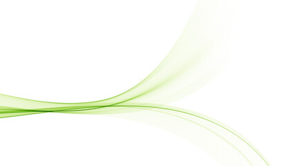 Fototapeta na wymiar Green abstract wave vector background Design element for brochure, banner, poster, web design.