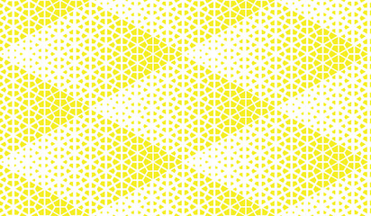 Abstract geometric pattern. A seamless vector background. White and yellow ornament. Graphic modern pattern. Simple lattice graphic design