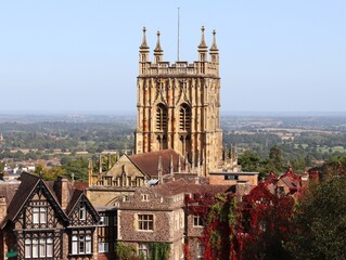 Obraz premium Malvern Priory in Great Malvern, Worcestershire, UK