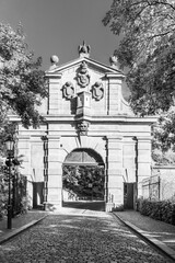 Baroque entrance gate to Vysehrad