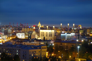 Moscow, Russia - September 11, 2020: Danilovsky district