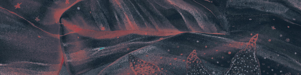 Yellow Popular Poster. Pink Textile Artwork. Grey