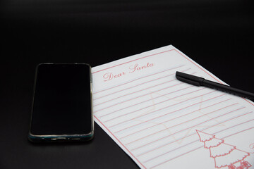 Escribiendo la Carta a Papa noel para estas navidades