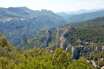 Naklejka premium landscape of supramonte in Sardinia