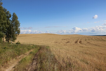 landscape with sky and clouds