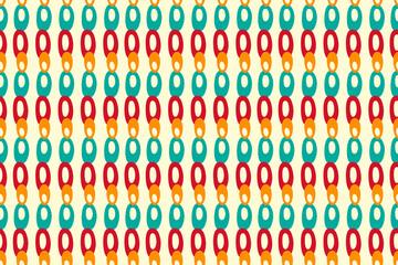 Abstract geometric retro background, seamless vector pattern 