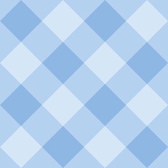 Seamless sweet blue vector background - checkered pattern or grid texture for web design, desktop wallpaper or classic culinary blog website