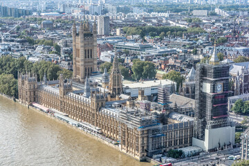 Aerial view of the House of Parliament
