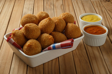 Brazlian Snack. Coxinha de frango