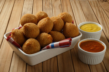 Brazlian Snack. Coxinha de frango