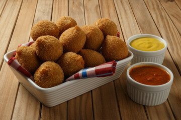 Brazlian Snack. Coxinha de frango